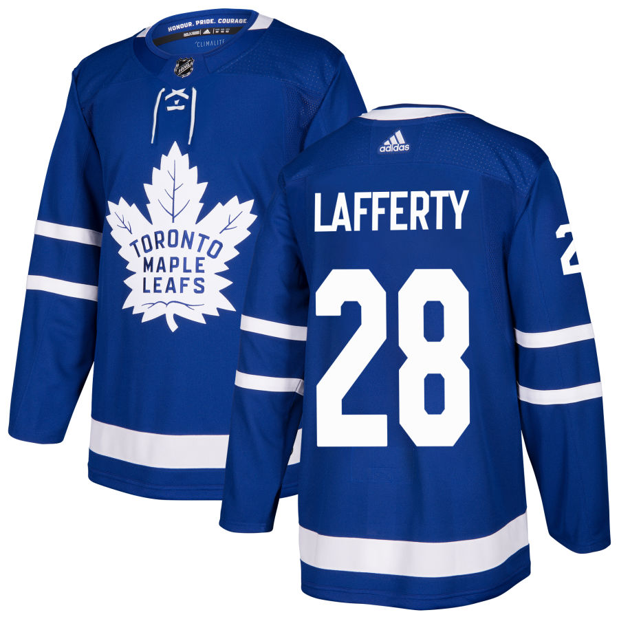Sam Lafferty Toronto Maple Leafs adidas Authentic Jersey - Blue