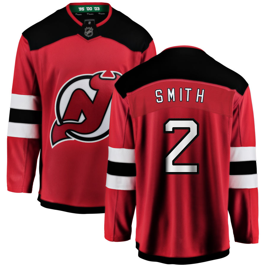Brendan Smith New Jersey Devils Fanatics Branded Home Breakaway Jersey - Red