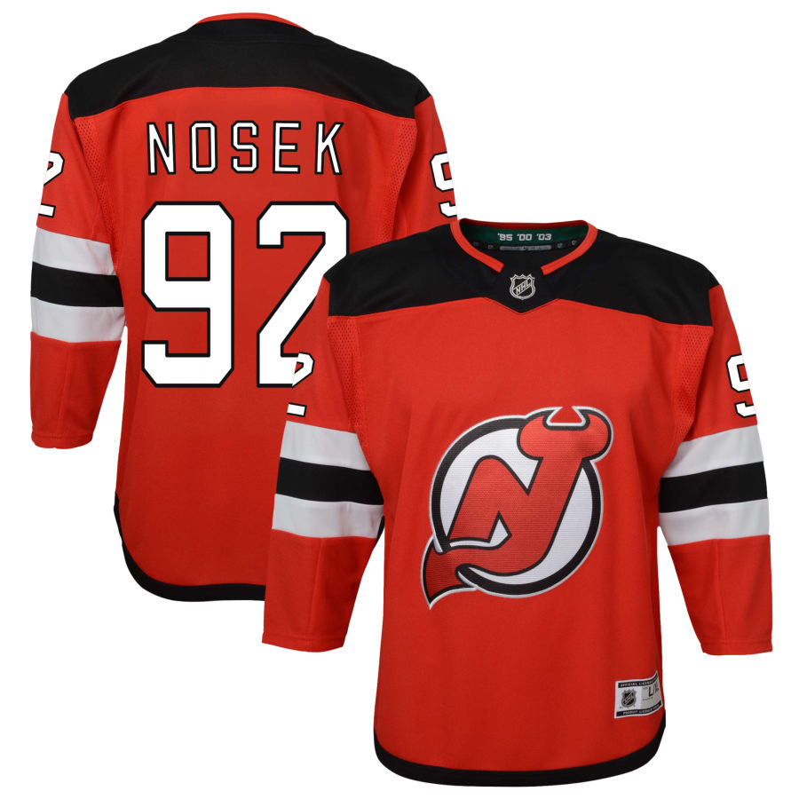 Tomas Nosek New Jersey Devils Youth Home Premier Jersey - Red