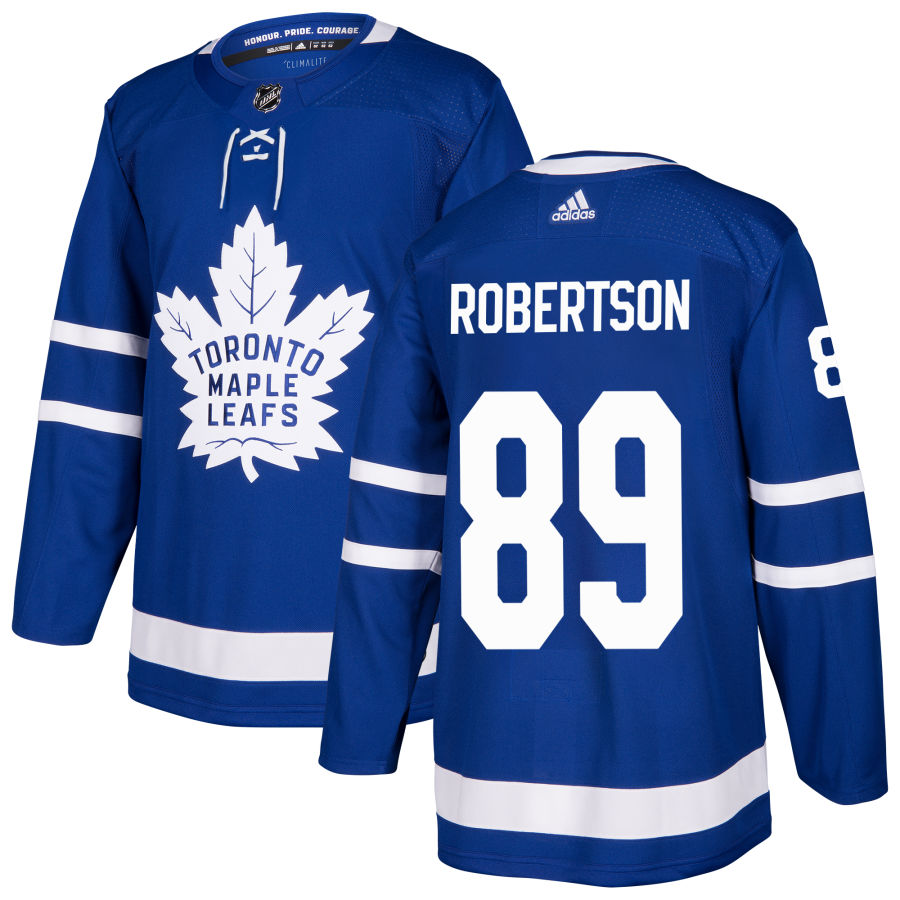 Nicholas Robertson Toronto Maple Leafs adidas Authentic Jersey - Blue